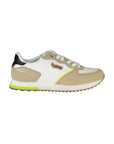 Gas White Polyester Sneaker