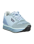 Gas Light Blue Polyester Sneaker