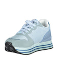 Gas Light Blue Polyester Sneaker