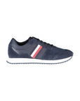 Tommy Hilfiger Blue Polyester Men Sneaker