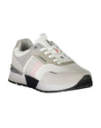 Carrera White Polyester Sneaker