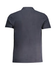 Cavalli Class Blue Cotton Polo Shirt