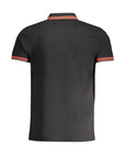 Cavalli Class Black Cotton Polo Shirt