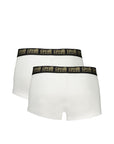 Cavalli Class White Cotton Men Boxer Pair
