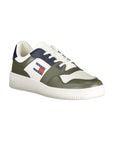 Tommy Hilfiger Green Leather Men Sneaker