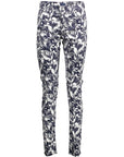 Gant Blue Cotton Women Slim Trouser