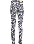 Gant Blue Cotton Women Slim Trouser