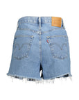 Levi's Light Blue Cotton Women Shorts