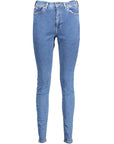Tommy Hilfiger Blue Cotton Women's Skinny Jean