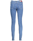 Tommy Hilfiger Blue Cotton Women's Skinny Jean