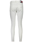 Tommy Hilfiger White Cotton Women Jeans