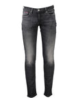 Tommy Hilfiger Black Cotton Jeans & Pant