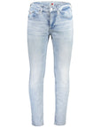 Tommy Hilfiger Light Blue Cotton Jeans & Pant