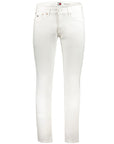 Tommy Hilfiger White Cotton Jeans & Pant
