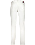 Tommy Hilfiger White Cotton Jeans & Pant