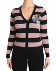 Dolce & Gabbana Elegant Floral Embroidered Cashmere Cardigan