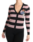 Dolce & Gabbana Elegant Floral Embroidered Cashmere Cardigan