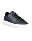Tommy Hilfiger Blue Leather Men Sneaker