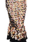 Dolce & Gabbana Sequin Embellished High-Waist Pencil Skirt