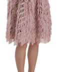 Dolce & Gabbana Wide Elastic Waist High Fashion Skirt
