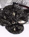Dolce & Gabbana Pink Silk Crystal-Studded Headband