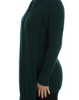 Dolce & Gabbana Elegant Green Cashmere Cardigan Sweater