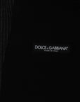 Dolce & Gabbana Elegant Gray Striped Wool Vest