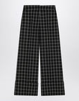 Valentino Valentino Black/ivory chequered trousers