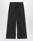 Valentino Valentino Black/ivory chequered trousers