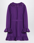 Valentino Valentino Purple wool and silk mini dress