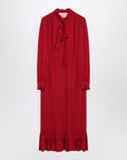 Valentino Valentino Red dress with ruffled bow