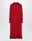 Valentino Valentino Red dress with ruffled bow