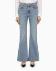 Stella McCartney Stella McCartney Falabella mid vintage blue wide leg jeans