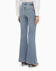 Stella McCartney Stella McCartney Falabella mid vintage blue wide leg jeans