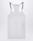 Stella McCartney Stella McCartney White tank top with chain straps