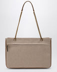 Valentino Garavani Valentino Garavani Medium Viva Superstar bag in natural/spice canvas