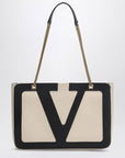 Valentino Garavani Valentino Garavani Viva Superstar butter/black medium bag