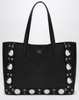 Valentino Garavani Valentino Garavani Black media shopping bag