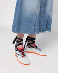 Valentino Garavani Valentino Garavani White perforated nappa leather Chromathon Sneaker