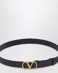 Valentino Garavani Valentino Garavani Vlogo Signature Black Belt