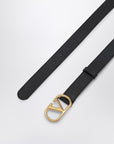Valentino Garavani Valentino Garavani Vlogo Signature Black Belt
