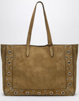 Valentino Garavani Valentino Garavani Large Nellcôte tote bag in havana suede