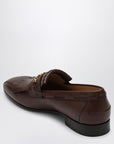 Valentino Garavani Valentino Garavani Moccasin Vlogo Signature coffee color with fringes