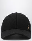 Saint Laurent Saint Laurent YSL black baseball cap