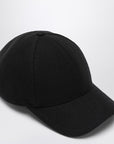 Saint Laurent Saint Laurent YSL black baseball cap