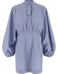 Zimmermann Zimmermann Drawstring Stripe Mini Dress
