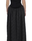 Dolce & Gabbana Elegant Black Full-Length Sheath Dress