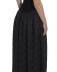 Dolce & Gabbana Elegant Black Full-Length Sheath Dress