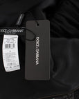 Dolce & Gabbana Elegant Black Full-Length Sheath Dress