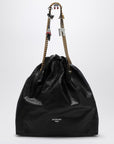 Balenciaga Balenciaga Crush Media black leather tote bag